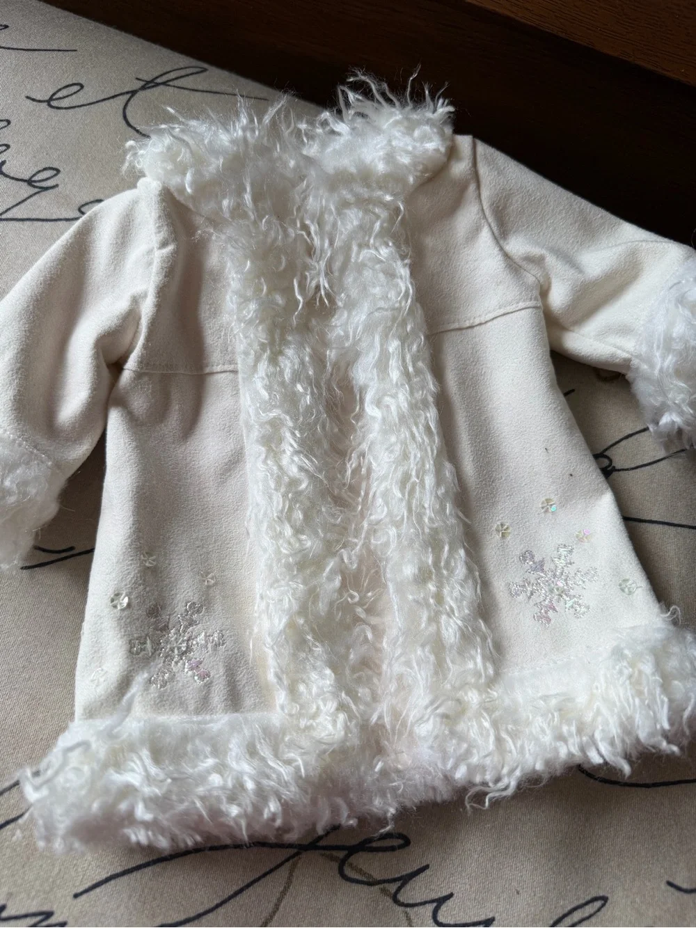 American Girl Christmas dress with coat